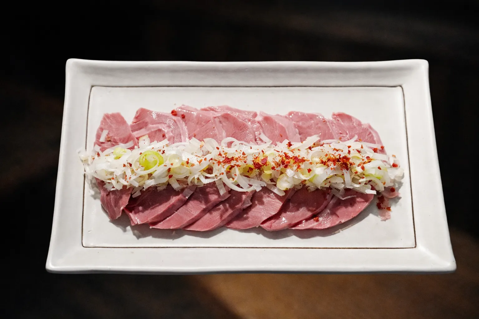 Hatsu Sashimi - Rare heart sashimi, only possible with peak freshness